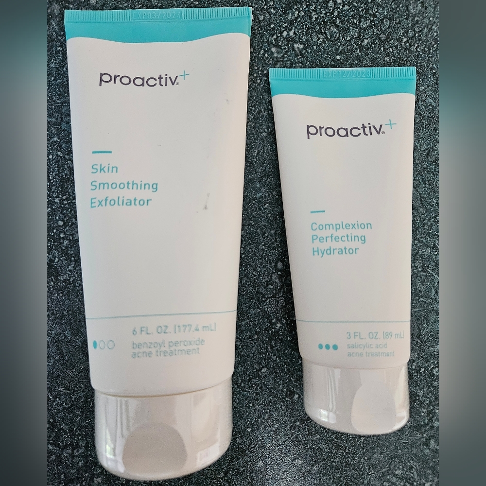 Brand new proactiv skin smoothing exfoliator and complexion perfecting hydrator